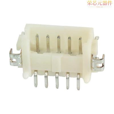 DF13-5P-1.25H(21)原装「CONN HEADER SMD R/A 5POS 1