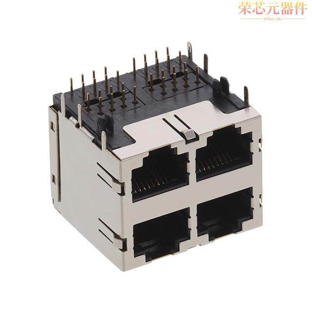 E5908-57A132-L原装「CONN MOD JACK R/A 8P8C SHIELDED」正品