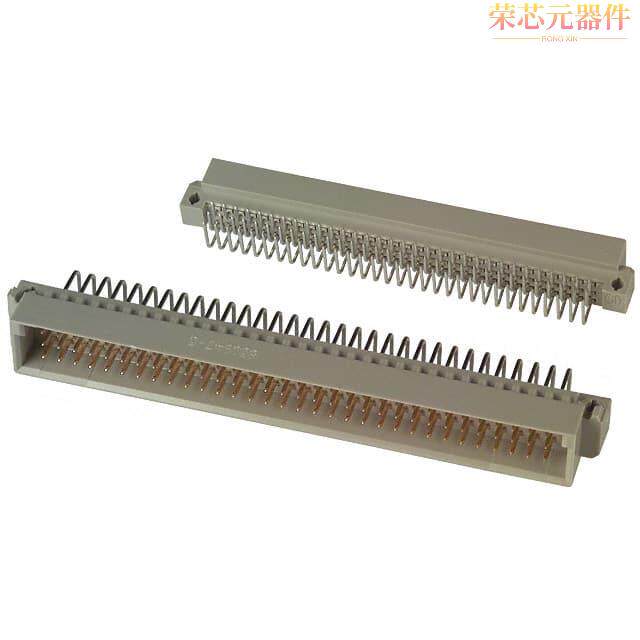 5536010-5原装「CONN DIN PLUG 96POS PCB RA GOLD」正品