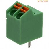 「TERM 3.5MM BLOCK 1752104原装 2POS 25DEG PCB」正品