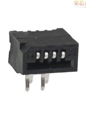 HLW4R-2C7LF原装「CONN FFC FPC TOP 4POS 1.00MM R/A」正品
