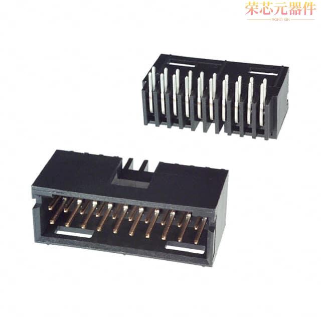 5-102617-8原装「CONN HEADER R/A 20POS 2.54MM」正品