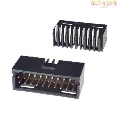 5-102617-8原装「CONN HEADER R/A 20POS 2.54MM」正品