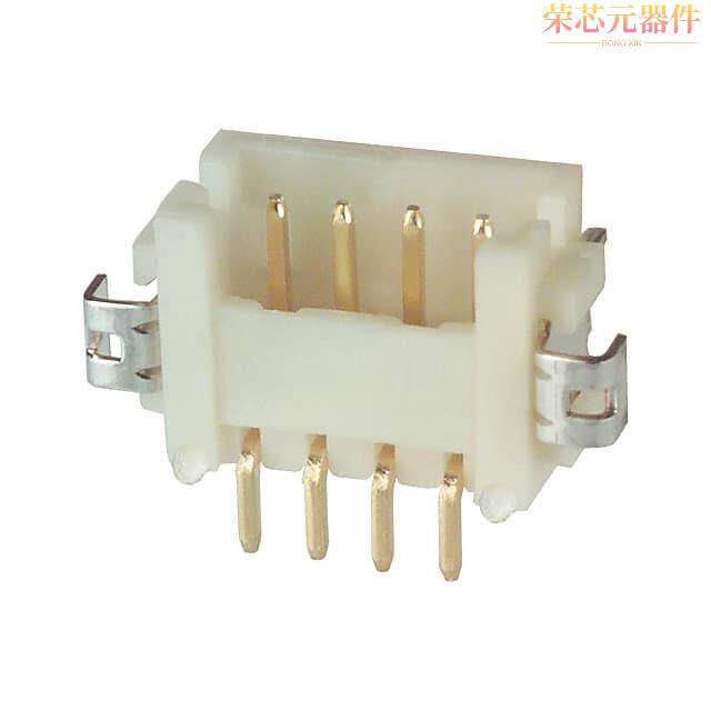 DF13-4P-1.25H(51)原装「CONN HEADER SMD R/A 4POS 1