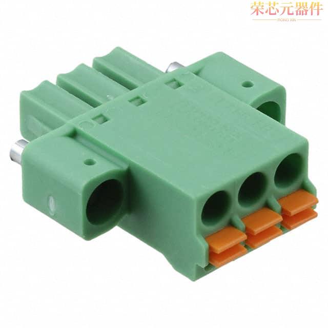 1748367原装「TERM BLOCK PLUG 3POS STR 3.81MM」正品