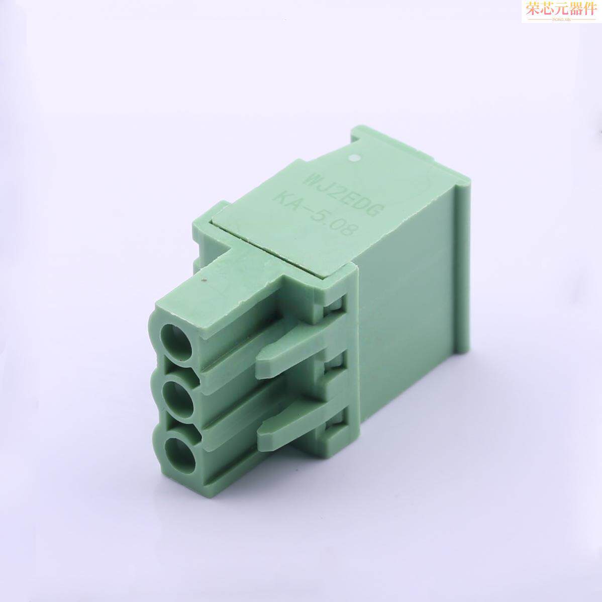 WJ2EDGKB-5.08-3P原装「插拔式接线端子 3Pin 间距