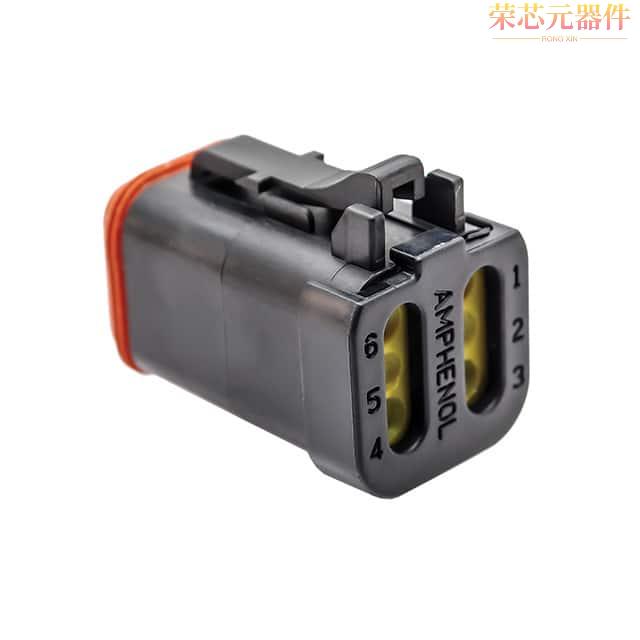 AT06-6S-MM01BLK原装「CONN PLUG 6POS W/CAP」正品