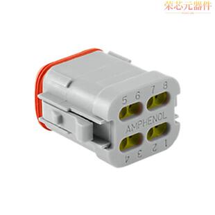 MM01原装 16」正品 SIZE 20AWG 8POS PLUG 「CONN 08SA AT06