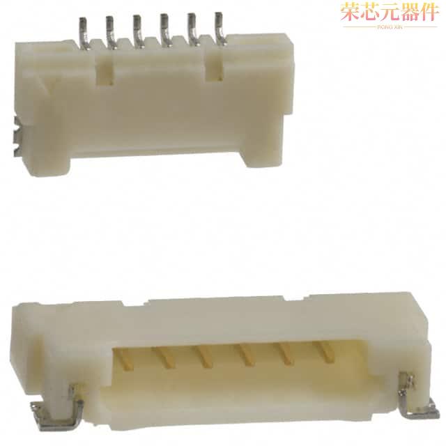 DF14A-6P-1.25H(26)原装「CONN HEADER SMD R/A 6POS