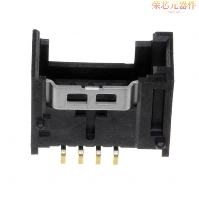 37204-1AE0-004 PL原装「CONN RCPT 4P 0.079 GOLD SM