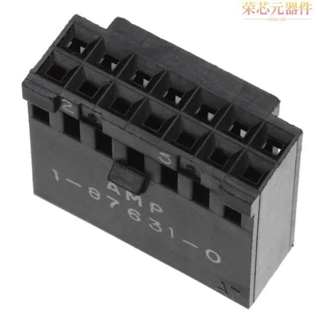 1-87631-0原装「CONN HOUSING 14POS .100 POL DUAL」正品