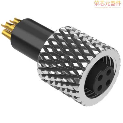 50-00605原装「CONN RCPT FMALE 4P GOLD SLDR CUP」正品