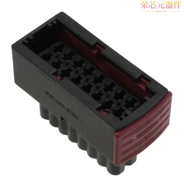 1-967242-1原装「CONN RCPT HSNG 16POS JPT BLACK」正品