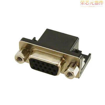 XM4L-1542-132原装「CONN D-SUB HD RCPT 15P R/A SLDR」正品