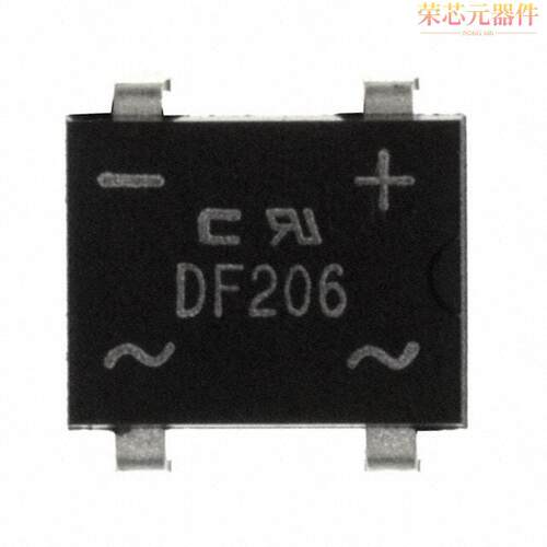 DF206-G原装「BRIDGE RECT 1PHASE 600V 2A 4-DF」正品