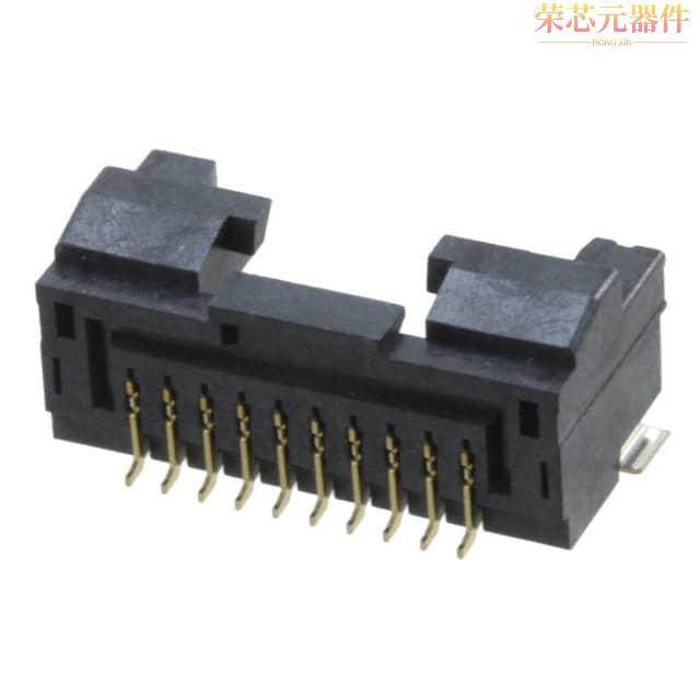 DF50A-10P-1H(51)原装「CONN HEADER SMD R/A 10POS 1MM」正品