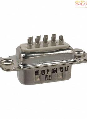 DE09P064TXLF原装「CONN D-SUB PLUG 9POS SLDR CUP」正品