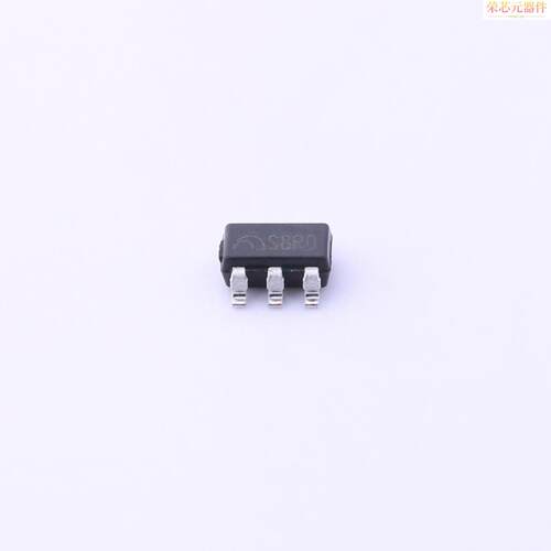 ME6211C50M5G-N原装「Vin=6.5V Vout=5V 300mA 70dB@(