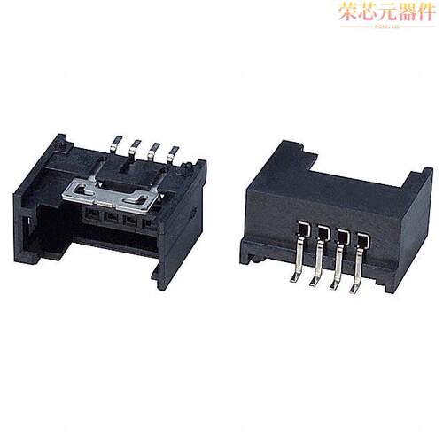 1565994-4原装「CONN HDR 4POS 0.079 GOLD SMD R/A」正品