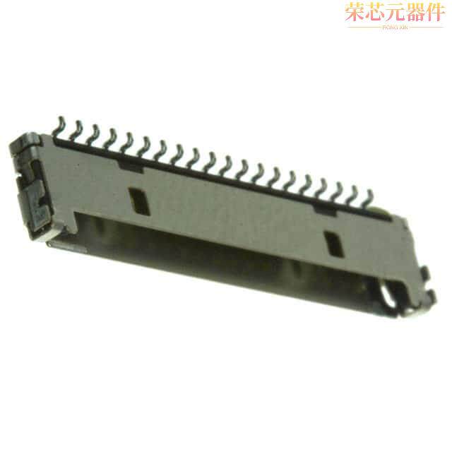 DF19G-20P-1H(54)原装「CONN HEADER SMD R/A 20POS 1MM」正品