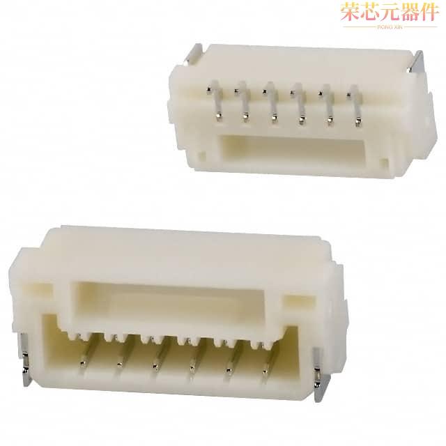 SM06B-GHS-TB(LF)(SN)原装「CONN HEADER SMD R/A 6PO