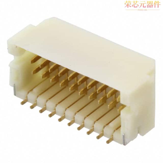 DF20F-20DP-1H(50)原装「CONN HEADER SMD R/A 20POS