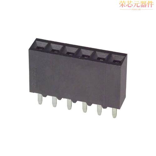 5-534237-4原装「CONN RCPT 6POS 0.1 GOLD PCB」正品
