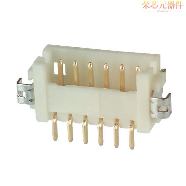 DF13A-6P-1.25H(51)原装「CONN HEADER SMD R/A 6POS