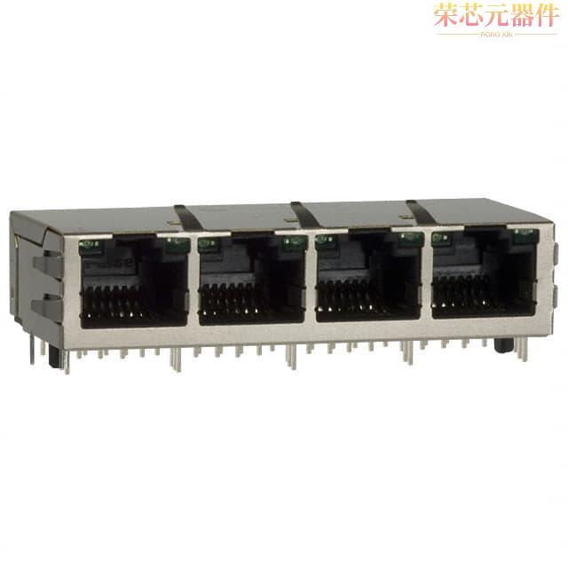 JG0-0025NL原装「CONN JACK 4PORT 1000 BASE-T PCB」正品