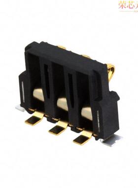 1981061-1原装「CONN SPRING BATTERY 3POS R/A SMD」正品