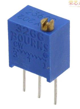3266Y-1-202原装「TRIMMER 2K OHM 0.25W PC PIN TOP」正品