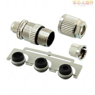 MALE PLUG 4POS GOLD 21032811405原装 IDC」正品 「CONN