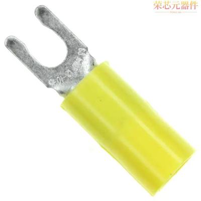 52961-1原装「CONN SPADE TERM 10-12AWG #6 YEL」正品