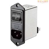 「PWR ENT RCPT FN281 MOD 06原装 C14 IEC320 PNL」正品