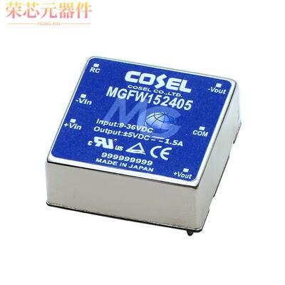 MGFW152415-R原装「DC DC CONVERTER +/-15V 15W」正品