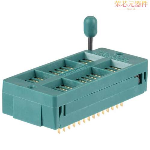 228-1371-00-0602J原装「CONN IC DIP SOCKET ZIF 28P