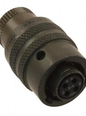 PT06E-8-4S原装「CONN PLUG FMALE 4P GOLD SLDR CUP」正品