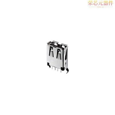 1734366-2原装「CONN RCPT USB2.0 TYPEA 4POS VERT」正品