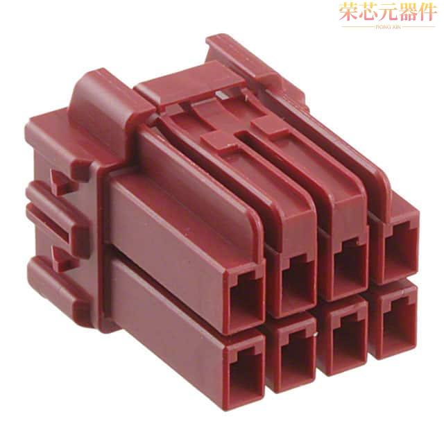 HILP-08V-2-R原装「CONN PLUG HOUSING 8POS RED」正品