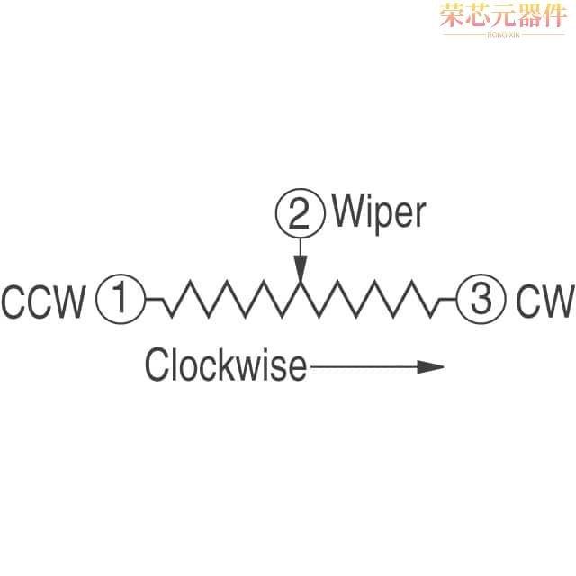 3314G-2-202E原装「TRIMMER 2K OHM 0.25W GW TOP ADJ」正品