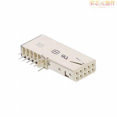 27211218000原装「CONN 10POS 0.079 GOLD PCB R/A」正品