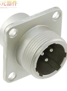 JR13RK-3P原装「CONN RCPT MALE 3P SILV SLDR CUP」正品