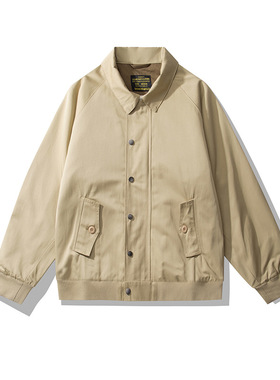 OKONKWO美式经典复古高尔夫哈林顿翻领G9夹克Harrlington jacket