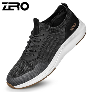 青年旅游鞋 意大利零度男鞋 飞织袜子鞋 系带网面透气运动休闲鞋 夏季