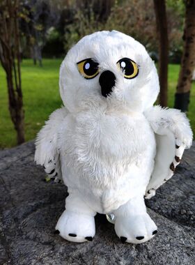 哈利·波特宠物信使猫头鹰雪鸮海德薇Hedwig公仔毛绒玩具玩偶礼物