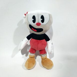 茶杯头大冒险茶杯头Cuphead马克杯人Mugman公仔毛绒玩具玩偶礼物