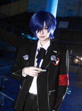 女神异闻录3埃癸斯 结城理cos服装月光馆学院制服cosplay校服