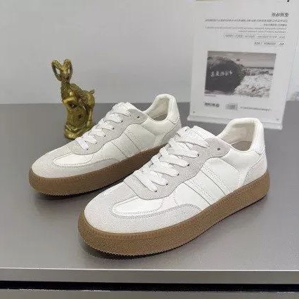 2026秋季新款德训小白鞋ins女鞋学生平底板鞋女款运动休闲鞋潮牌,流行男鞋,帆布鞋,淘宝优惠券,粉丝福利购,淘宝优惠卷