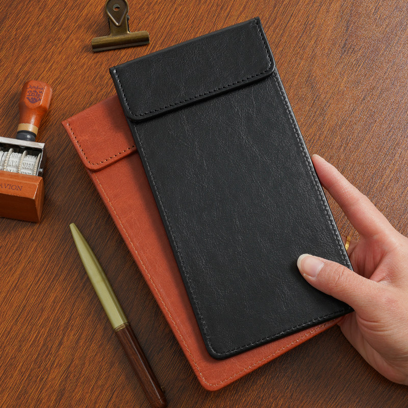 餐厅菜单夹板厨房点菜夹板皮酒水夹酒店前台收银夹包邮买单点单夹