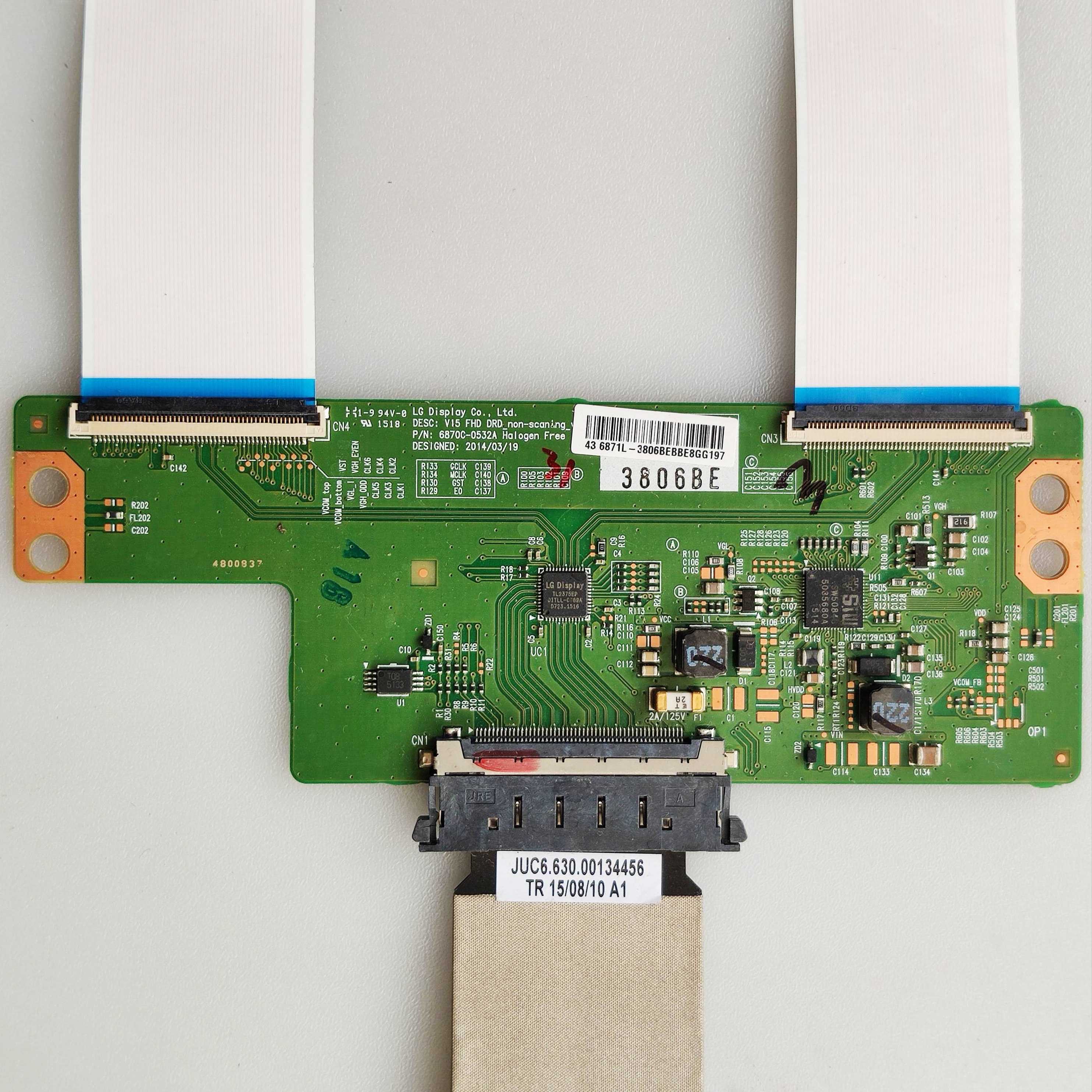 6870C-0532A 长虹 43A3 43D2060G 43D3700i 43D2000 逻辑板